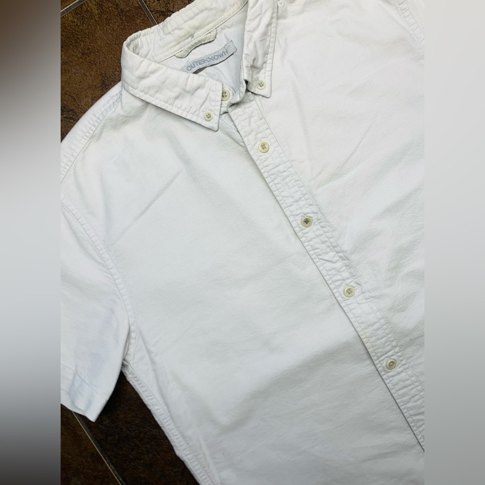 Outerknown Cream Organic Cotton Shirt